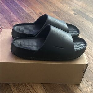 Nike Calm Black  Slide Sandals